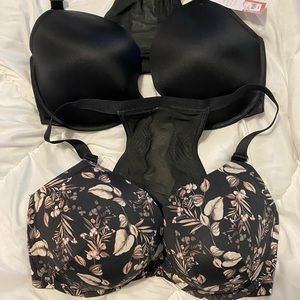 Lane Bryant 38F Front-Close Bras Set of 2 — New (one NWT)